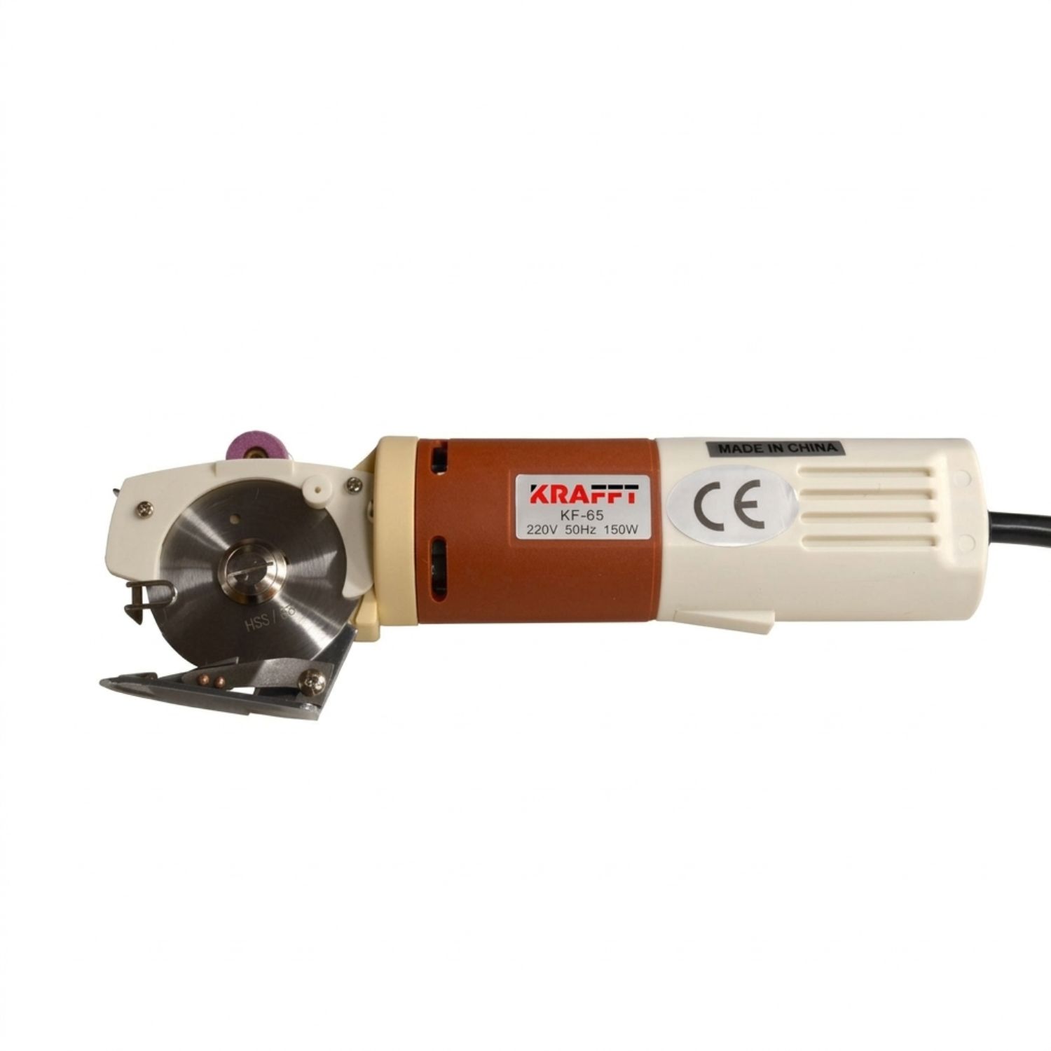 Nóż tarczowy KRAFFT KF-65 krawiecki krojczy 150W 65mm