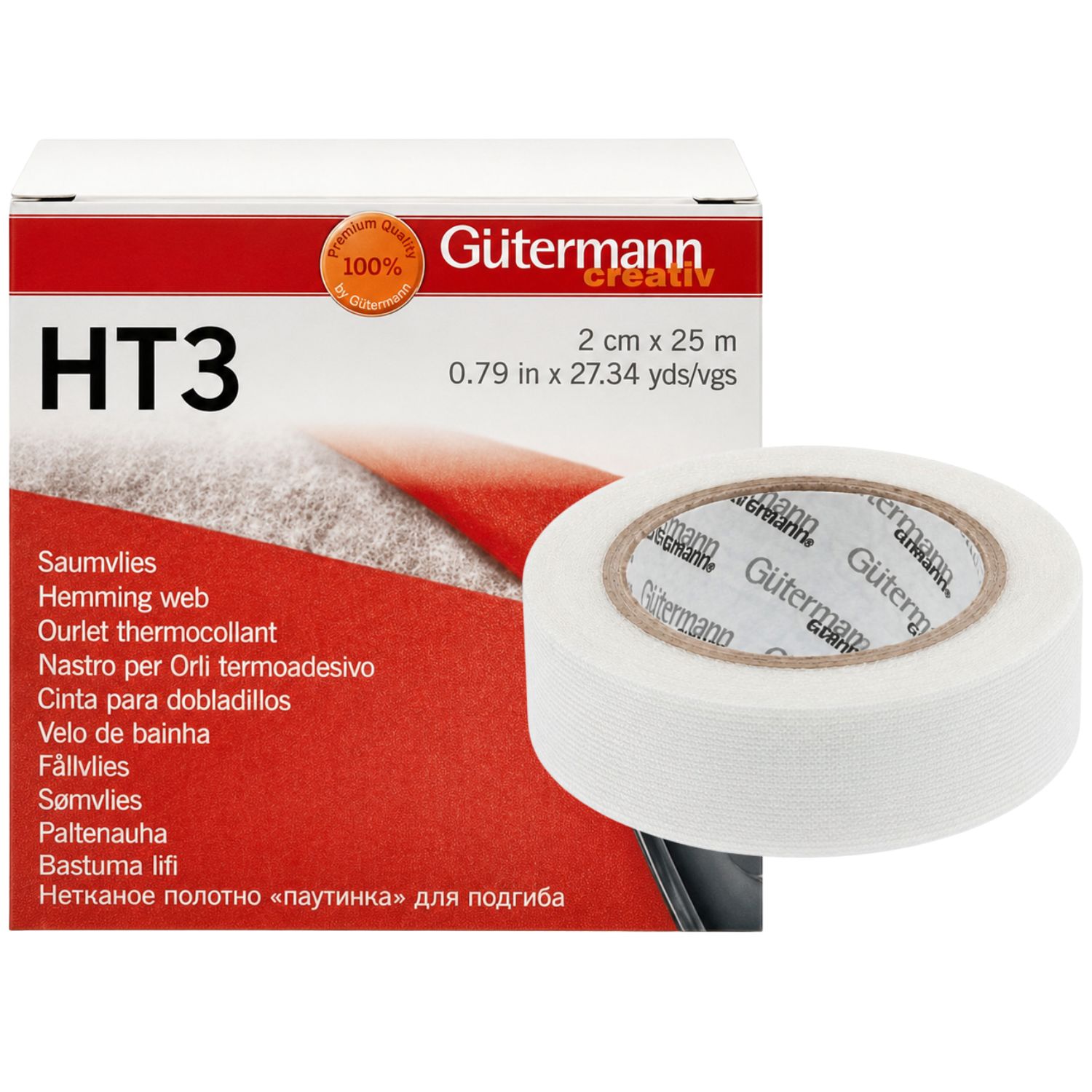 Taśma termoprzylepna Gutermann HT3 2 cm x 25 m