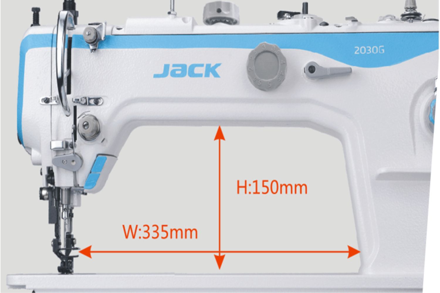 Przestrzeń robocza 335 mm JACK JK-2060GHC-4UQ