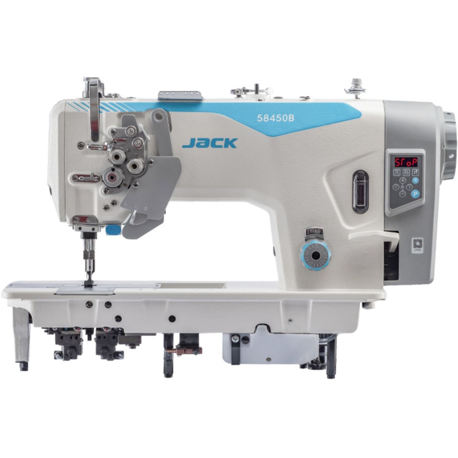 Stebnówka 2-igłowa JACK JK-58450B-A-003C z wyłączanymi igłami