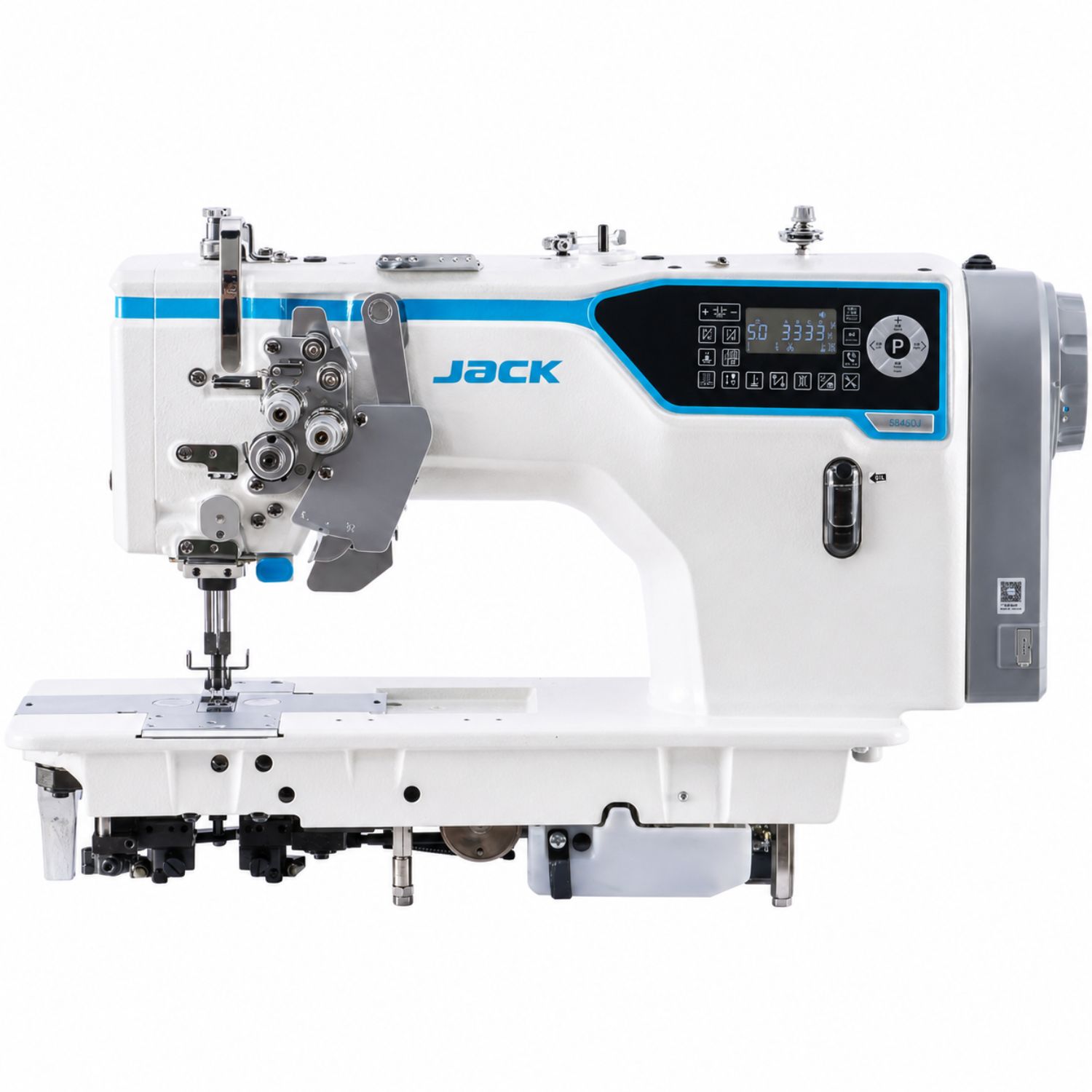 Automatyczna stebnówka 2-igłowa JACK JK-58450J-A-103 z wyłączanymi igłami