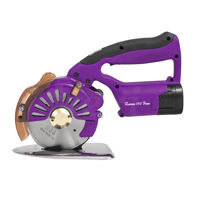 Nóż tarczowy TEXI ZORRO 110 FREE bezprzewodowy krawiecki krojczy bezszczotkowy 150W 110mm