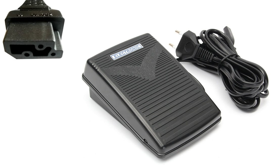 Pedał regulator obrotów z przewodem do maszyn Łucznik, Arka