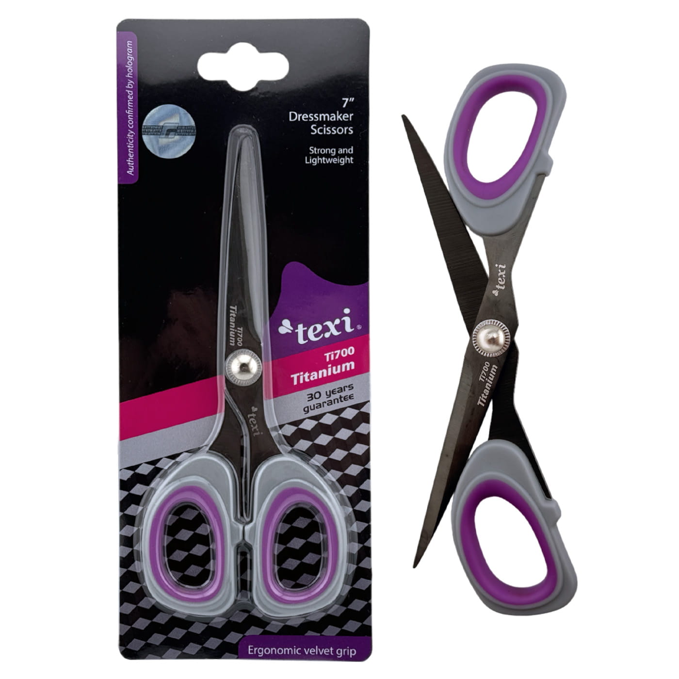 Nożyczki krawieckie TEXI Titanium Ti700 - 18cm